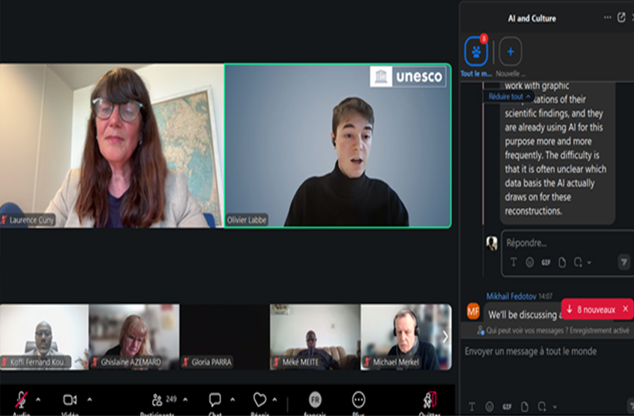 Dialogues sur les futurs : la Chaire UNESCO IAHSO contribue à la réflexion mondiale sur l’intelligence artificielle et la culture